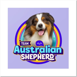 Australian Shepherd dog Posters and Art